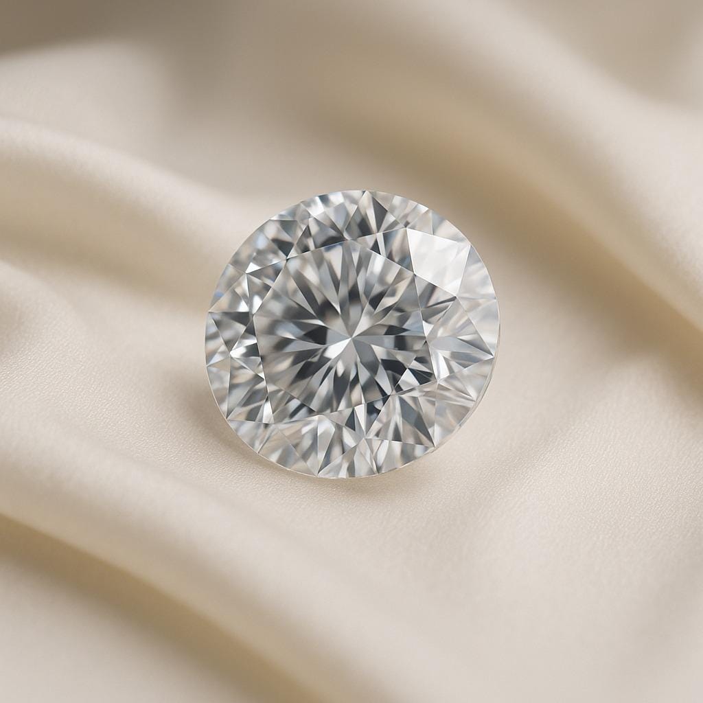 Round Lab Grown Diamond | 0.50ct – 2ct | For Ring, Pendant | IGI Certified on Request | Ethical, Fire-Filled Diamond for Ring or Pendant