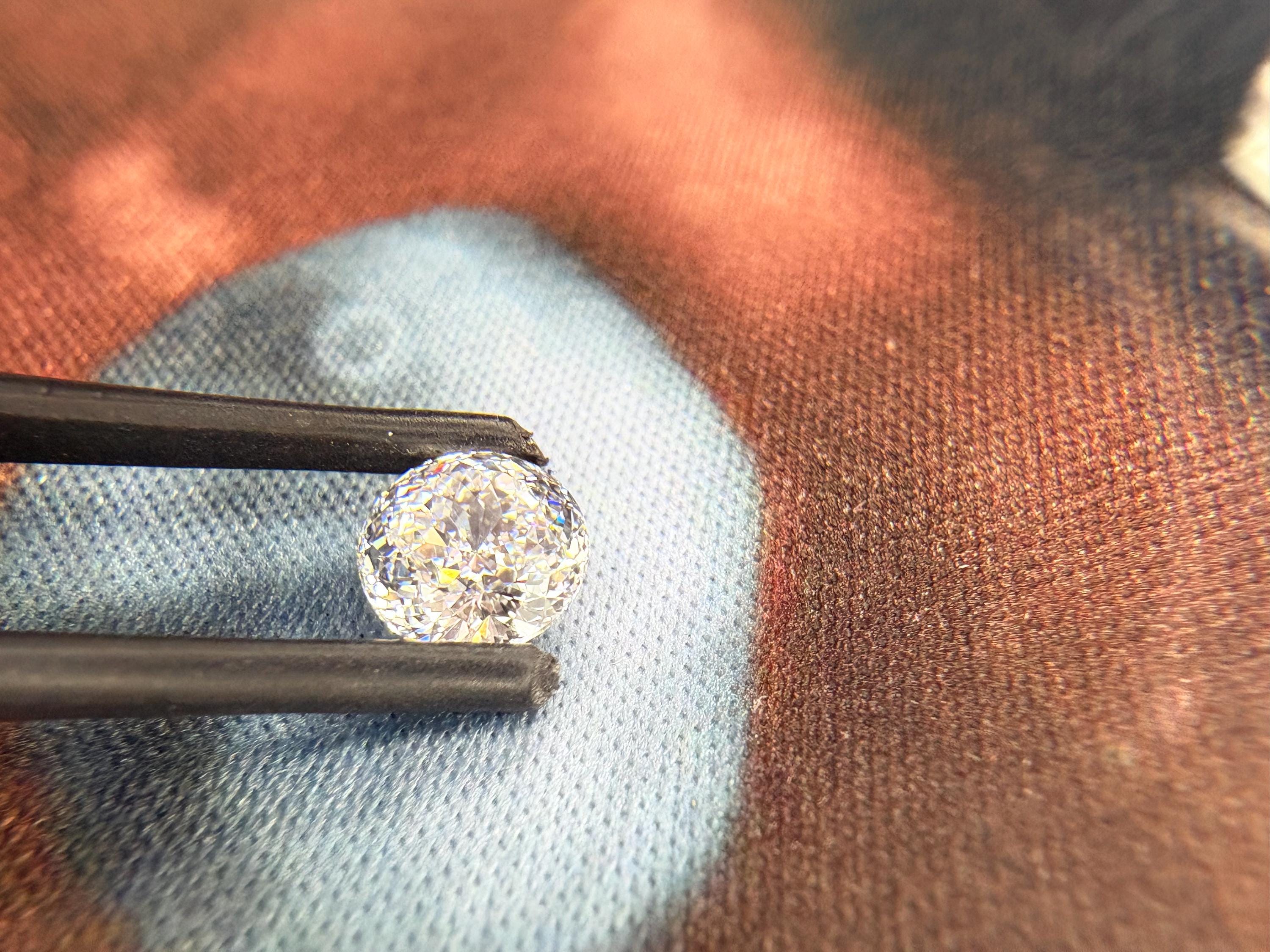 Portuguese Cut Lab Grown Diamond | Portugal Flower Cut | Diamond for Custom Engagement Ring, Pendant & Jewelry | IGI Certified (On Request)