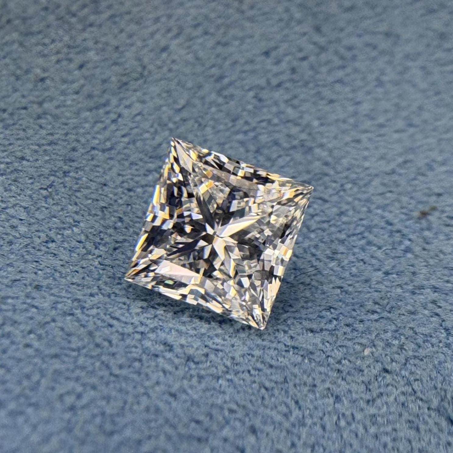 Princess Cut Lab Diamond | 0.50ct - 2ct | Certified on Request | Square Diamond for For Engagement Ring, Pendant, Earrings