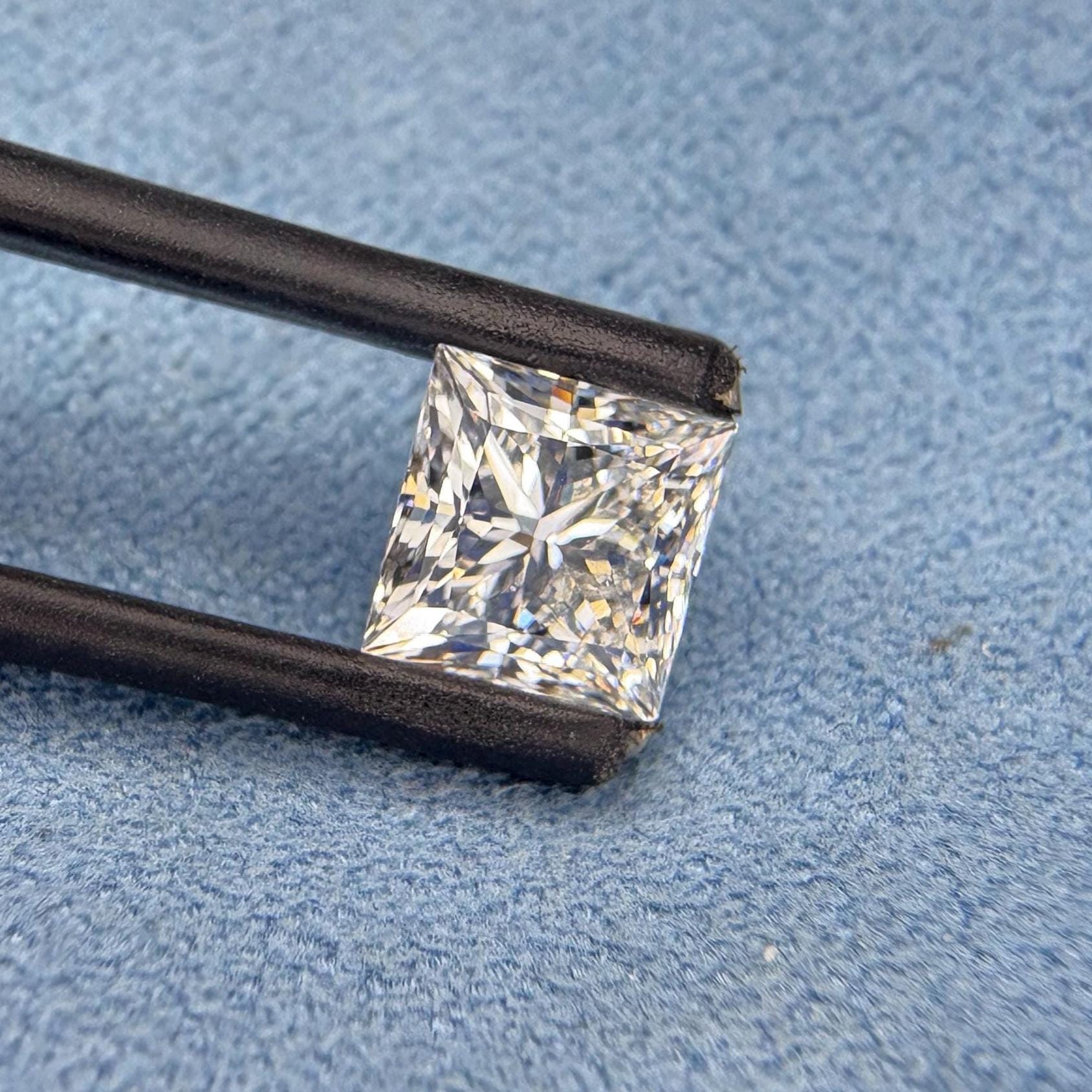 Princess Cut Lab Diamond | 0.50ct - 2ct | Certified on Request | Square Diamond for For Engagement Ring, Pendant, Earrings